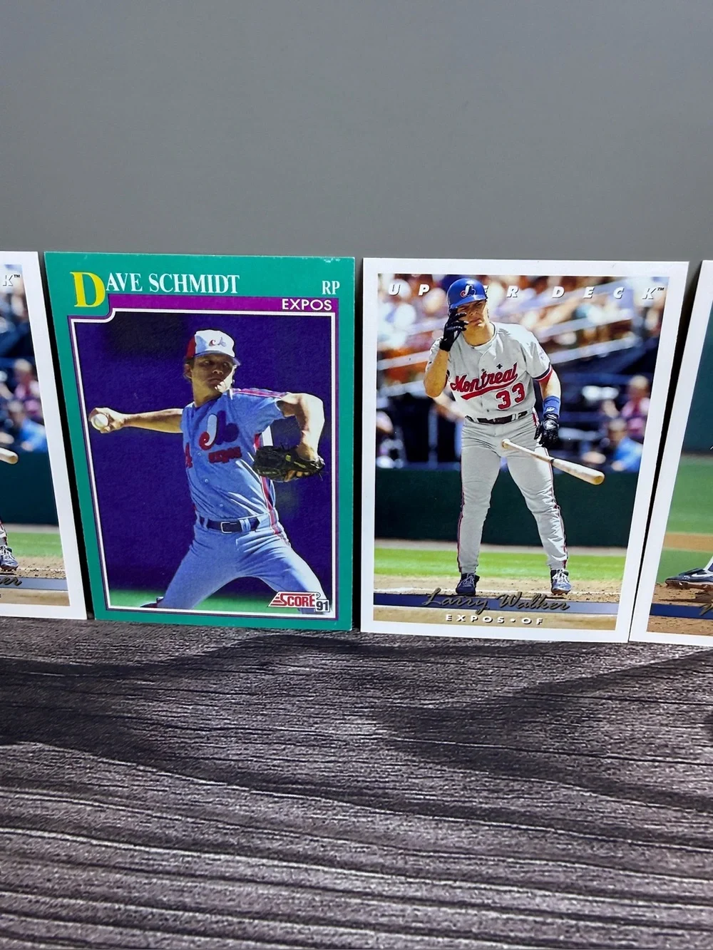 Montreal Expos Baseball Card Lot of 6 Tim Raines Larry Walker UD